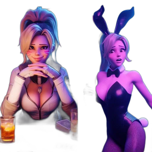 dress, concept art, 3d render, pixel art, cyberpunk, neon lights, neon, blue transparent PNG cut-out