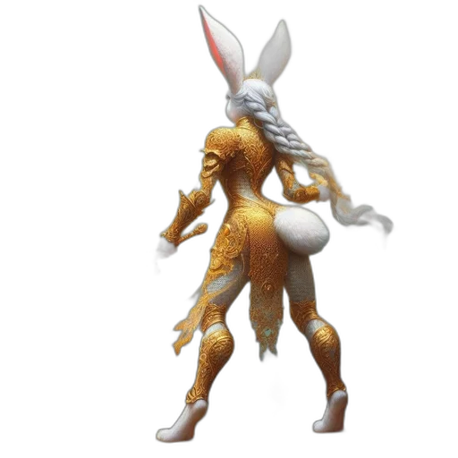animal, creature, weapon, dress, concept art, 3d render, pixel art, fantasy art transparent PNG cut-out