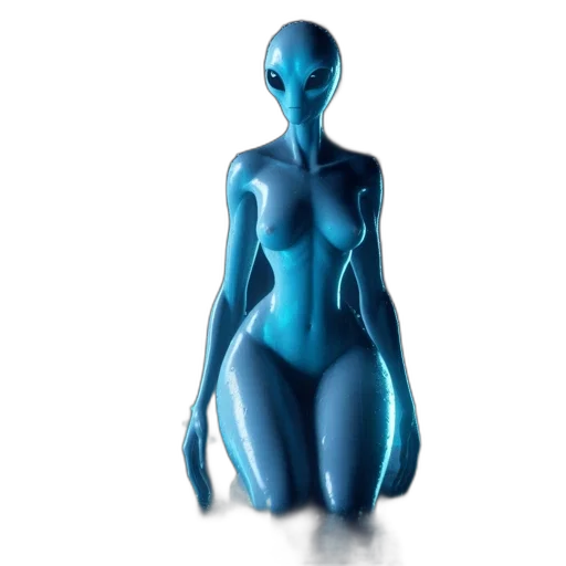 robot, creature, dress, face, concept art, 3d render, fantasy art, comic book art transparent PNG cut-out