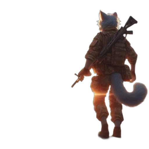 animal, weapon, staff, creature, concept art, 3d render, pixel art, fantasy art transparent PNG cut-out