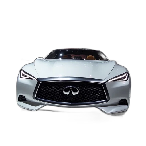 car, robot, 3d render, photorealistic, infiniti, coupe, concept, 2014 transparent PNG cut-out