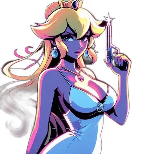 staff, dress, concept art, comic book art, cartoon, pixel art, neon lights, neon transparent PNG cut-out