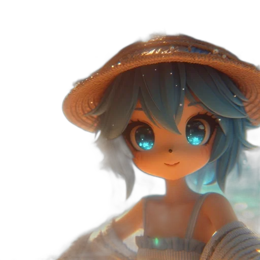 hat, face, crown, robot, 3d render, photorealistic, anime, concept art transparent PNG cut-out