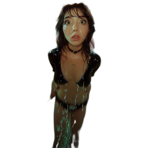 dress, creature, robot, face, concept art, pixel art, comic book art, fantasy art transparent PNG cut-out