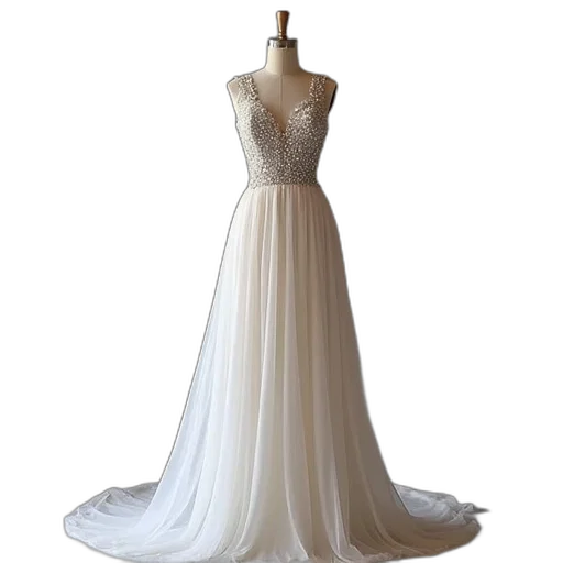dress, 3d render, line, princess transparent PNG cut-out
