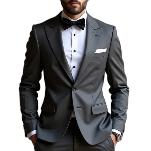 jacket, dress, photorealistic, 3d render transparent PNG cut-out