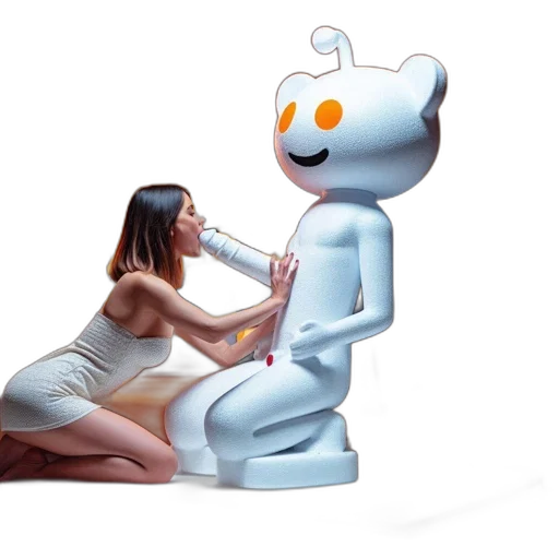 robot, concept art, 3d render, neon lights, intimate, scene, features, woman transparent PNG cut-out