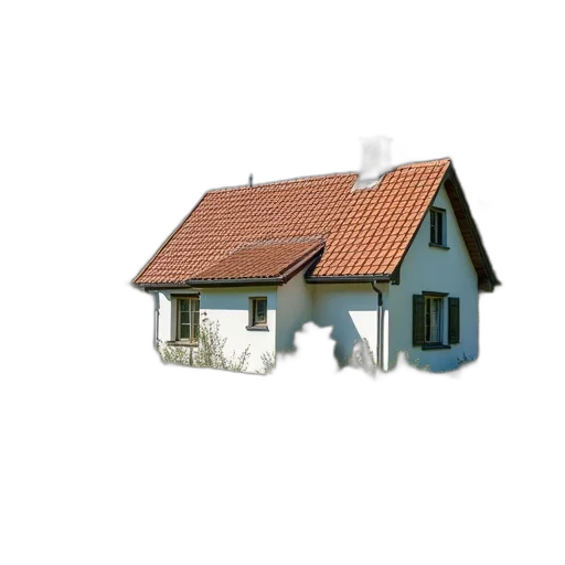 building, furniture, umbrella, animal, 3d render, photorealistic, concept art, watercolor transparent PNG cut-out