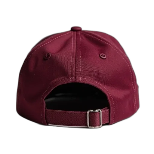 hat, crown, jacket, 3d render, dark, plain, maroon, baseball transparent PNG cut-out