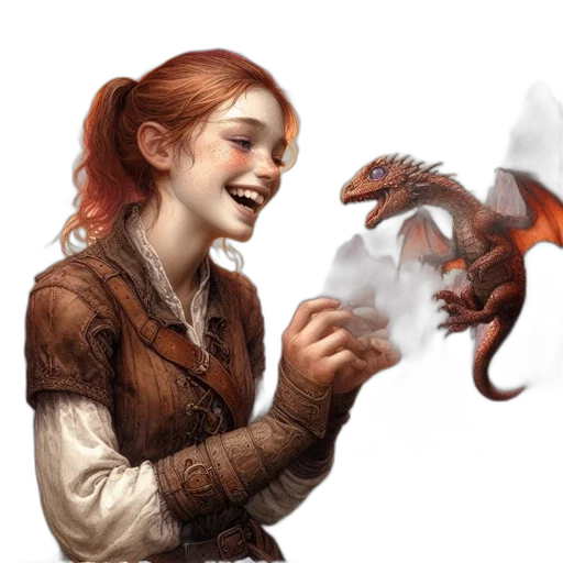 dragon, creature, fantasy art, concept art, pixel art, photorealistic, fire, red transparent PNG cut-out