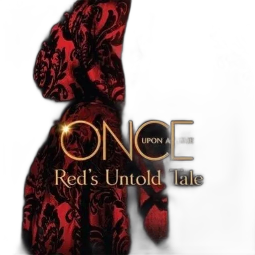 red, once, upon, time, untold, tale, book, cover transparent PNG cut-out
