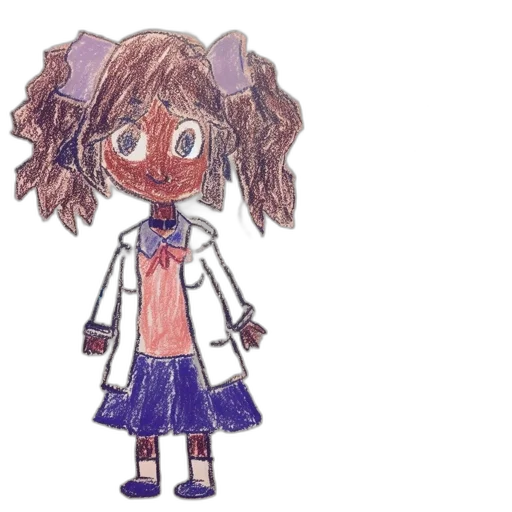 mask, dress, face, staff, concept art, anime, watercolor, cartoon transparent PNG cut-out