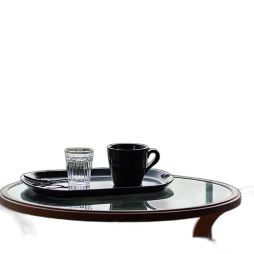 furniture, jewelry, food, 3d render, photorealistic, black, coffee, mug transparent PNG cut-out