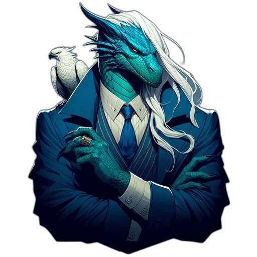 dragon, mask, creature, staff, concept art, fantasy art, comic book art, pixel art transparent PNG cut-out