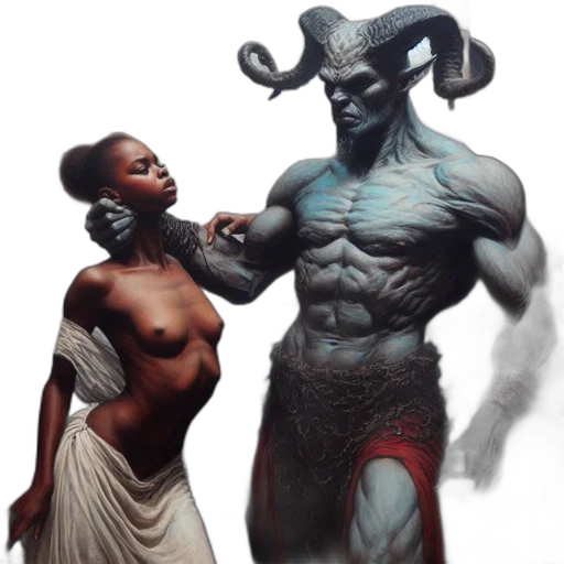creature, concept art, fantasy art, comic book art, photorealistic, fire, ancient, scene transparent PNG cut-out