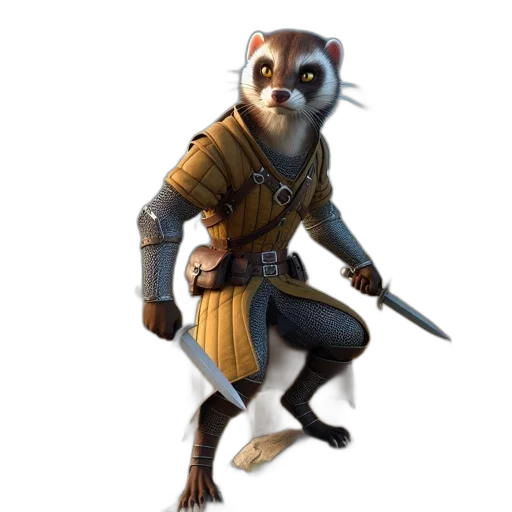 staff, animal, weapon, sword, concept art, fantasy art, 3d render, pixel art transparent PNG cut-out