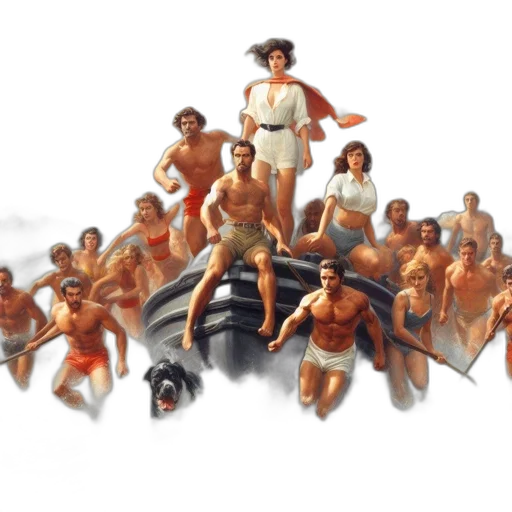car, robot, concept art, fantasy art, pixel art, comic book art, underwater, beach transparent PNG cut-out