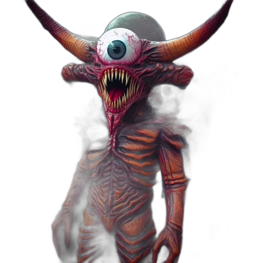 mask, creature, face, staff, concept art, fantasy art, 3d render, comic book art transparent PNG cut-out