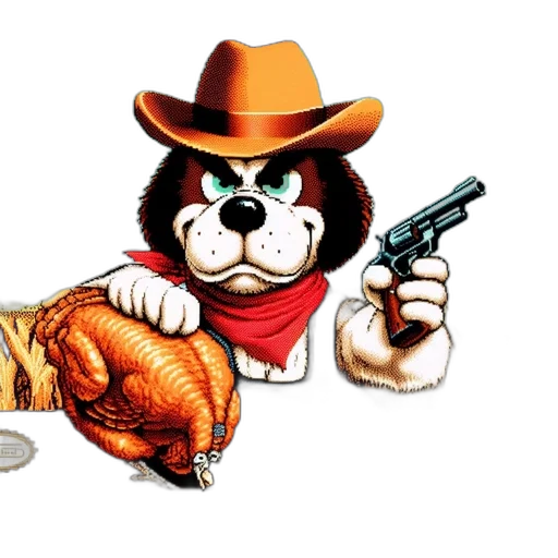 animal, food, weapon, concept art, cartoon, cover, art, features transparent PNG cut-out