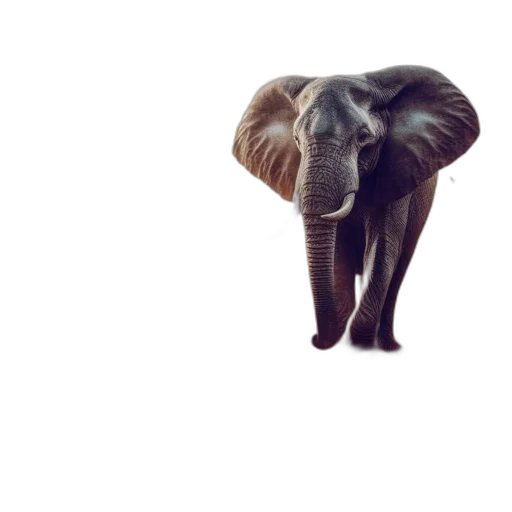 animal, creature, umbrella, hair, photorealistic, 3d render, concept art, golden-hued transparent PNG cut-out