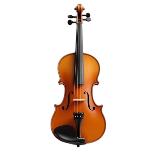 weapon, photorealistic, 3d render, wooden, violin, plain, unadorned, body transparent PNG cut-out
