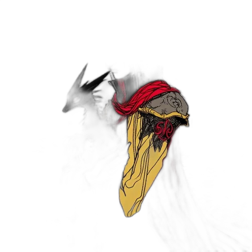 dragon, mask, crown, hat, concept art, fantasy art, photorealistic, pixel art transparent PNG cut-out