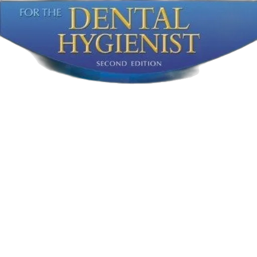 cover, dental, hygienist, second, edition, features, blue, background transparent PNG cut-out