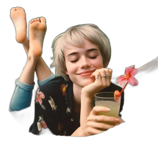 food, shoes, flower, face, vaporwave, concept art, photorealistic, 3d render transparent PNG cut-out
