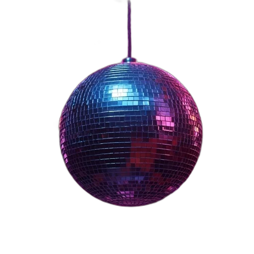 hat, jewelry, 3d render, vaporwave, neon lights, disco, party, background transparent PNG cut-out