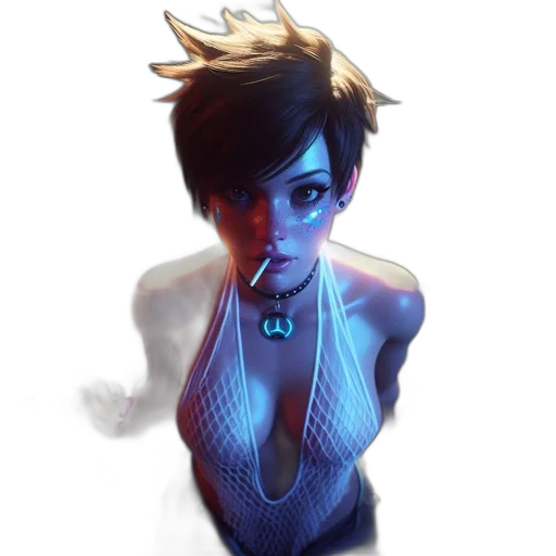 face, dress, jewelry, staff, concept art, fantasy art, pixel art, cyberpunk transparent PNG cut-out