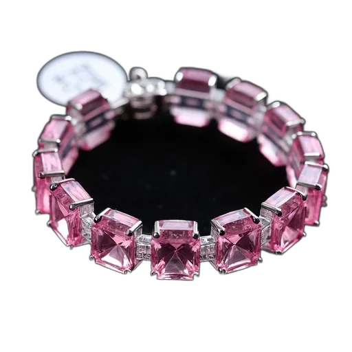 jewelry, crown, close-up, image, bracelet, multiple, pink, crystals transparent PNG cut-out