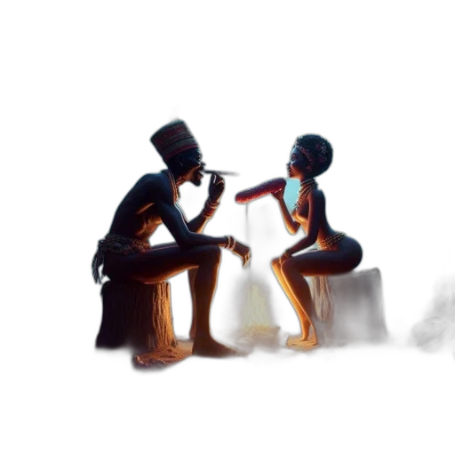 jewelry, furniture, concept art, pixel art, fantasy art, 3d render, fire, forest transparent PNG cut-out