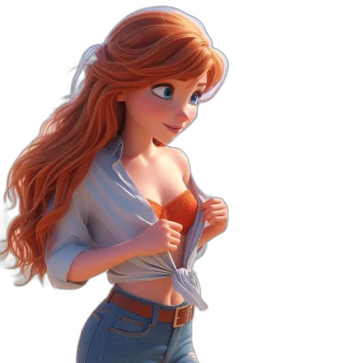 dress, 3d render, concept art, cartoon, photorealistic, fire, pastel, female transparent PNG cut-out
