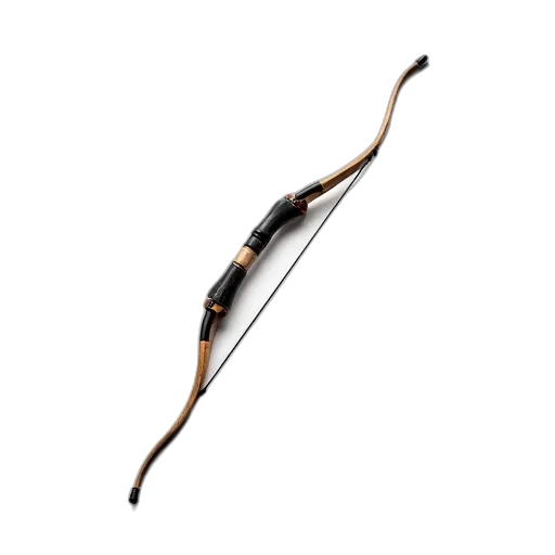 staff, weapon, hair, sword, 3d render, concept art, photorealistic, longbow transparent PNG cut-out