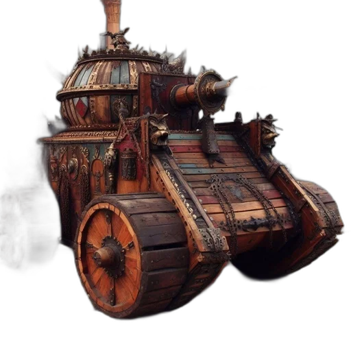 car, robot, weapon, furniture, concept art, fantasy art, 3d render, photorealistic transparent PNG cut-out