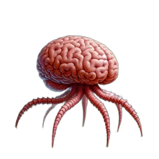 crown, creature, hat, animal, 3d render, concept art, photorealistic, unusual transparent PNG cut-out