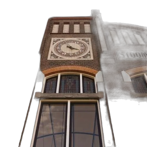 building, furniture, face, dress, photorealistic, 3d render, concept art, city street transparent PNG cut-out