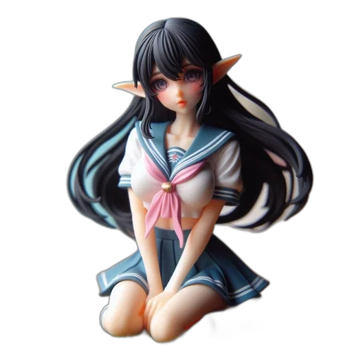 staff, dress, creature, face, 3d render, fantasy art, anime, pixel art transparent PNG cut-out