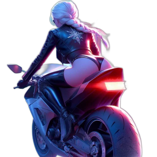 jacket, weapon, dress, robot, concept art, 3d render, comic book art, cyberpunk transparent PNG cut-out