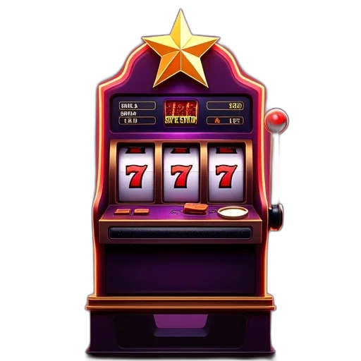 slot, machine, logo, star, spins, slots transparent PNG cut-out
