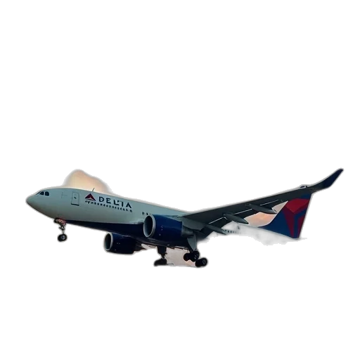 staff, 3d render, delta, airplane, being, loaded, cargo transparent PNG cut-out