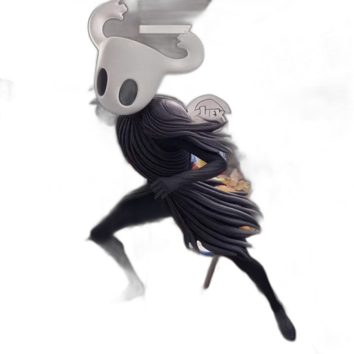 creature, mask, animal, dress, concept art, fantasy art, 3d render, anime transparent PNG cut-out