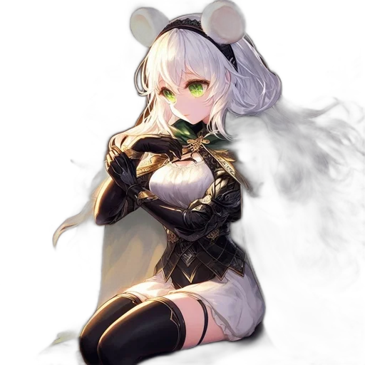 robot, weapon, mask, dress, concept art, fantasy art, anime, pixel art transparent PNG cut-out