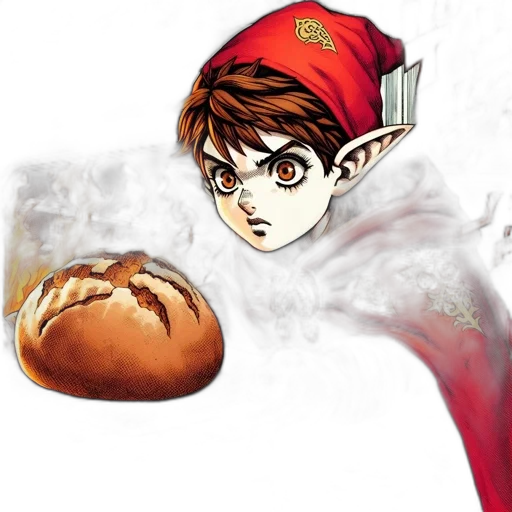 crown, mask, food, concept art, comic book art, anime, fantasy art, animated transparent PNG cut-out