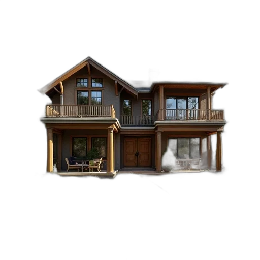 building, furniture, 3d render, photorealistic, concept art, pixel art, snow, earth tones transparent PNG cut-out