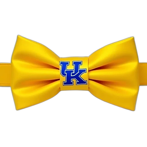 crown, staff, yellow, bow, tie, blue, white, university transparent PNG cut-out