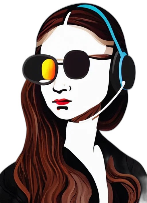 face, mask, cartoon, pixel art transparent PNG cut-out