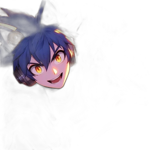 mask, face, dragon, creature, anime, fantasy art, concept art, 3d render transparent PNG cut-out