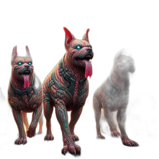 animal, staff, 3d render, concept art, photorealistic, watercolor, futuristic, cityscape transparent PNG cut-out