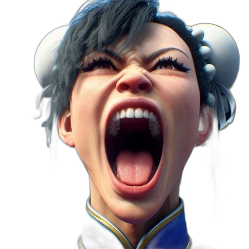 face, staff, creature, weapon, concept art, photorealistic, 3d render, anime transparent PNG cut-out